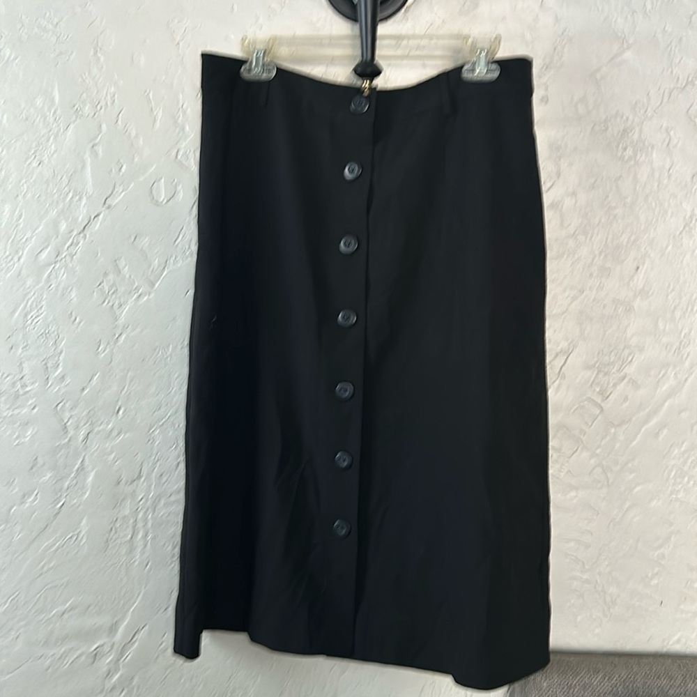 J. Jill Simple Wool 100% Midi Skirt